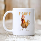 🔥Letzter Tag des Ausverkaufs 50 % Rabatt!!🏆⚡Zeitlich begrenztes Angebot⚡Über 50.000 verkauft! Nur noch begrenzt verfügbar – 💥 F-Caw-F Lustige Tasse in Hühnerform