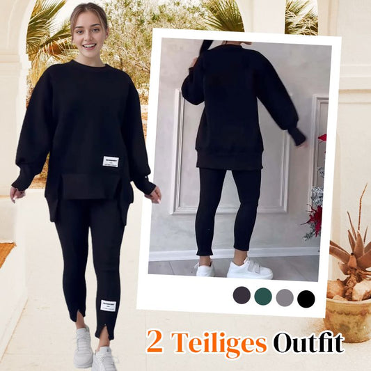 ✨Frauen Sweatshirt-Leggings-Set: Lässig & Bequem, Perfekt für Alltagsrelaxen