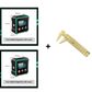 📏 2-in-1 Magnetischer Digital-Laser-Neigungsmesser | Starker Magnet + Präzise Laser – Ideal für Wandmontage/Holzarbeiten🔧