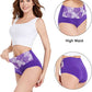 Hygroskopische, antibakterielle Baumwoll-Bikinihose mit hohem Taille, die den Bauch schlank wirkt