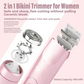 ⏳Begrenzte Zeit 50% Rabatt💥Elektrischer 2-in-1 Bikini-Trimmer für Frauen（Sanfte schonende Haarentfernung）