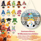 Saisonale Werbeaktion🌟Dein ganzjähriges Fest der Kreativität!🎄Austauschbares Holz-Willkommensschild mit Wichtel🎈