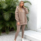 Stilvolles Hoodie- und Hosenset für Damen