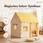 Begrenzter Sonderpreis! ⏰ Kinderschloss-Spielzelt（Höherer Preis, aber erstklassige Qualität. Ungiftiger hautfreundlicher Stoff, sehr atmungsaktiv, absolut sicher für Kinder）Ideal für drinnen und draußen, fördert die Vorstellungskraft der Kinder✨🧸