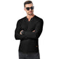✨Ripp-Langarmshirt mit V-Ausschnitt: Perfekt für Fitness & Alltag – Bequem & Stylish