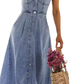 👗 50% RABATT! 👖 Damen Jeanskleid mit Knopfleiste vorne – Klassischer Denim-Look, bequeme Passform & vielseitig für Alltag, Strand oder Freizeit – einfach kombinieren mit Sneakern oder Sandalen ✨