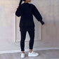 ✨Frauen Sweatshirt-Leggings-Set: Lässig & Bequem, Perfekt für Alltagsrelaxen