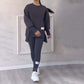 ✨Frauen Sweatshirt-Leggings-Set: Lässig & Bequem, Perfekt für Alltagsrelaxen