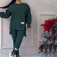 ✨Frauen Sweatshirt-Leggings-Set: Lässig & Bequem, Perfekt für Alltagsrelaxen
