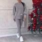 ✨Frauen Sweatshirt-Leggings-Set: Lässig & Bequem, Perfekt für Alltagsrelaxen