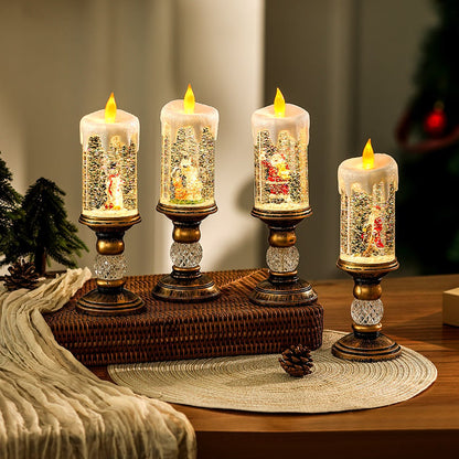 🎅🕯️Weihnachtskerze Nacht Light: Warmes Licht, Festliche Weihnachtsstimmung