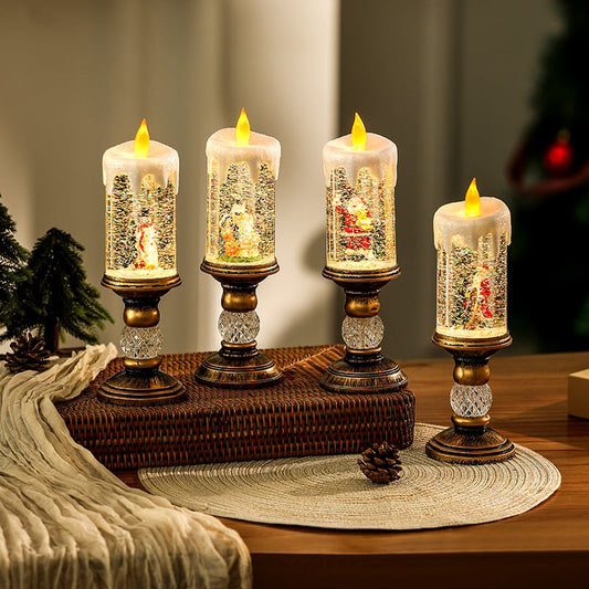 🎅🕯️Weihnachtskerze Nacht Light: Warmes Licht, Festliche Weihnachtsstimmung