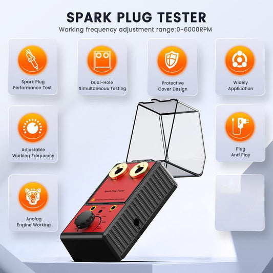 ⚡Nur noch 3 Tage!⚡ Begrenzte Zeit halber Preis - Zündkerzentester mit zwei Testlöchern