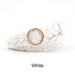Women's Fashion Braided Leather Belt 23mm