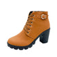 Damenstiefel mit klobigem Absatz