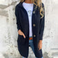 💕Herbst Heißer Verkauf Alle-Spiel frauen Taste Kapuze Strickjacke