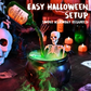🎃 Halloween Deko Hexenkessel: Spooky Atmosphäre, Easy zu Aufstellen