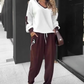 Set aus Kapuzenpullover und Jogginghose im Colorblock-Design