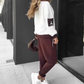 Set aus Kapuzenpullover und Jogginghose im Colorblock-Design