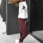 Set aus Kapuzenpullover und Jogginghose im Colorblock-Design