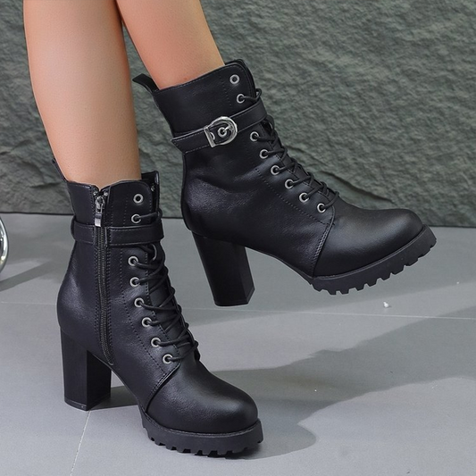 Elegante High-Heel-Stiefeletten für Damen