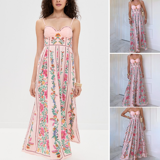 Elegantes, modisch bedrucktes Damenkleid