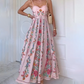 Elegantes, modisch bedrucktes Damenkleid