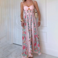 Elegantes, modisch bedrucktes Damenkleid