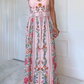 Elegantes, modisch bedrucktes Damenkleid