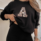 Damen Freizeit-Zweiteiler: Sweatshirt mit Buchstaben-Print & Hose
