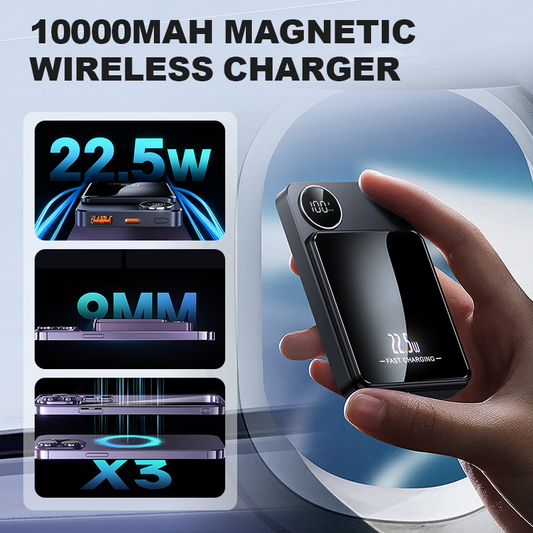 Dicke schwere Powerbank? Dünne magnetische 10000mAh Schnellladung!（Sicher zertifiziert）