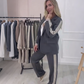 ✨Gestreiftes 2-teiliges Set (Blazer + Hose): Modisch & Praktisch für Freizeit & Beruf