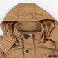 Herren-Winterjacke aus Baumwolle mit Kordelzug im Military-Stil – Komfort und Stil vereint