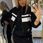 💥50% RABATT 💖 Damen-Set aus Stehkragenjacke und Kleid