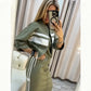 💥50% RABATT 💖 Damen-Set aus Stehkragenjacke und Kleid