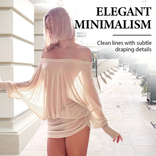 Was soll ich morgen anziehen?❤Schulterfreies Plisseekleid