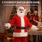 Einfaches Weihnachtsmann-Kostüm-Set