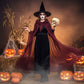 Hexen-Umhang mit Kapuze für Halloween