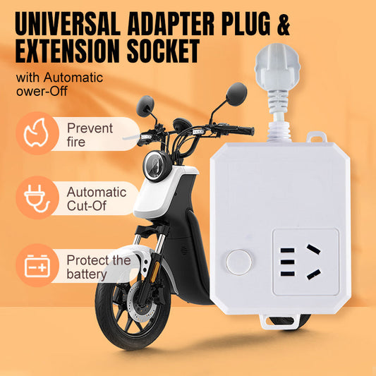 Universal-Adapter & Verlängerungssteckdose mit Automatischer Abschaltung 🔌⚡✅