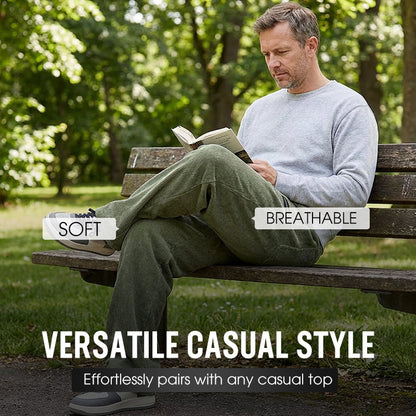 Herrenhosen mit locker sitzender Kordelzug und Taschen