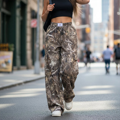 Women's Leopard & Camo Baggy Pants