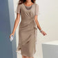 👗 60% RABATT! ✨ Einfarbiges elegantes Kleid – Schmeichelnde Passform, Vielseitiger Stil & Weicher Stoff 💃
