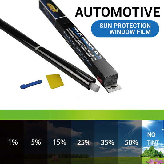 ☀️🚗 UV-Schutzfolie für Fenster – reduziert die Hitze, einfache Montage, 99 % Schutz!