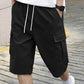 🩳 JETZT 50 % RABATT! 🔥 Lässige Herren-Cargoshorts mit Kordelzug – Leicht, mit vielen Taschen und elastischem Bund – perfekt zum Wandern, Reisen oder für heiße Sommertage ☀️