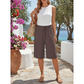 👖 50% OFF NOW! ⏰ Damen-Weitbein-Mittelhosen, fließend leicht und extrem bequem🌸✨Perfekt für Sommer, Büro und Alltag, vielseitig & elegant