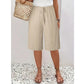 👖 50% OFF NOW! ⏰ Damen-Weitbein-Mittelhosen, fließend leicht und extrem bequem🌸✨Perfekt für Sommer, Büro und Alltag, vielseitig & elegant
