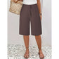 👖 50% OFF NOW! ⏰ Damen-Weitbein-Mittelhosen, fließend leicht und extrem bequem🌸✨Perfekt für Sommer, Büro und Alltag, vielseitig & elegant