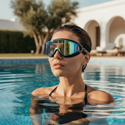 (💥Nie mehr beschlagen – Jetzt stark reduziert!)HD-Schwimmbrille mit Antibeschlag-Effekt und weitem Sichtfeld