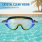 (💥Nie mehr beschlagen – Jetzt stark reduziert!)HD-Schwimmbrille mit Antibeschlag-Effekt und weitem Sichtfeld